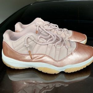 Rose Gold Retro Jordan 11 Low….